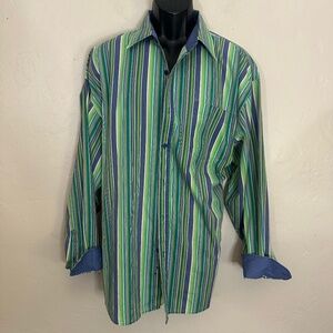 Brooklyn Express Contrast Long Sleeve Shirt XL Gently worn 65% polyester